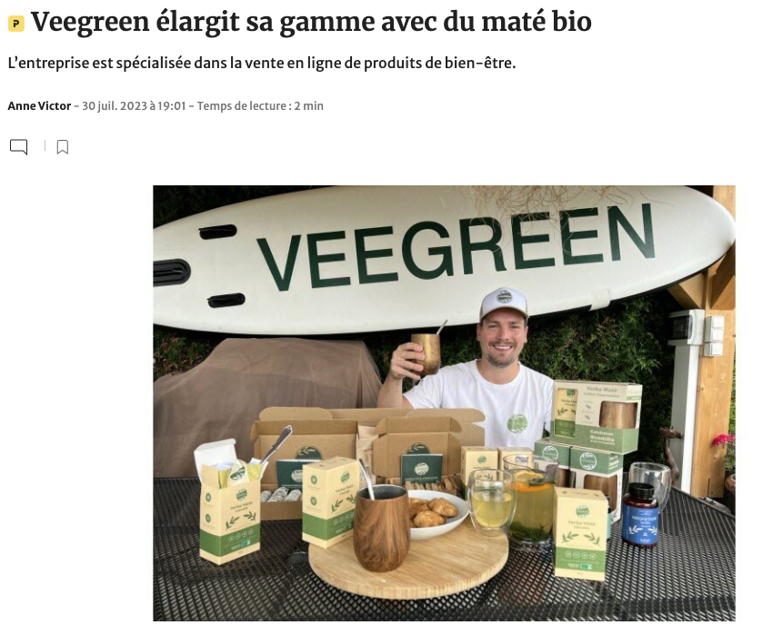 Veegreen élargit sa gamme avec du maté bio en Auvergne